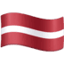 🇱🇻 flag: Latvia display on Facebook